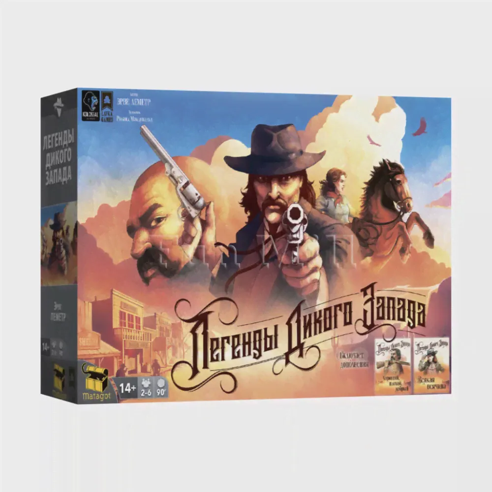 Настольная игра Легенды Дикого Запада (Western Legends)-0