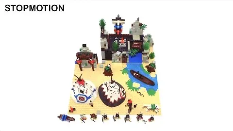 LEGO Wild West Rapid River Village Set 6766 Speed Build
