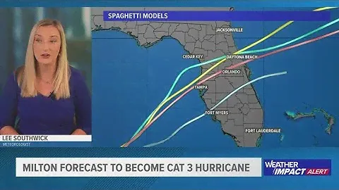Milton forecast to strengthen into even stronger Category 3 hurricane by landfall