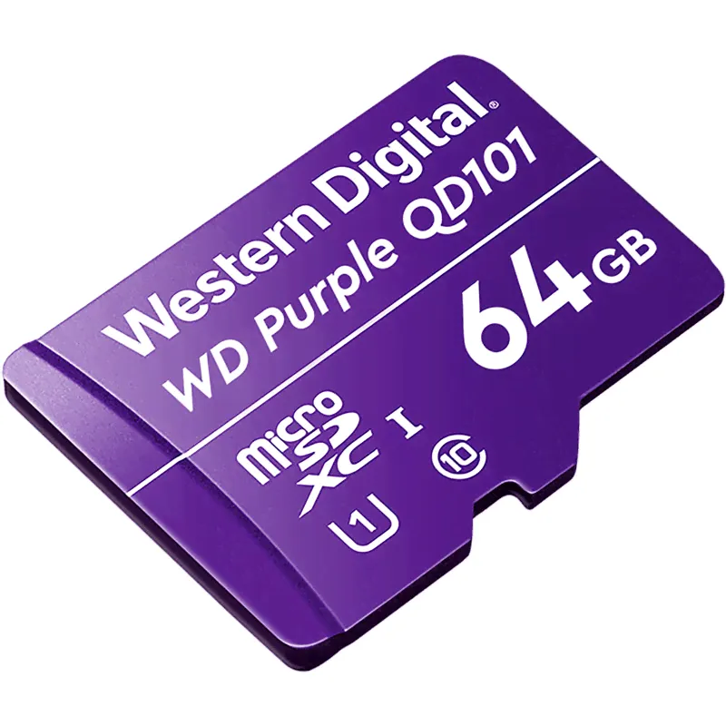Карта памяти Western Digital Purple SC QD101 microSDXC 128GB, WDD128G1P0C-0