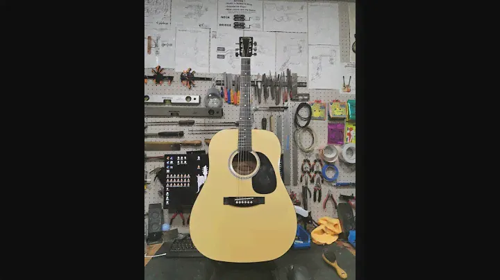 Stagg acoustic, Danny's first guitar :)