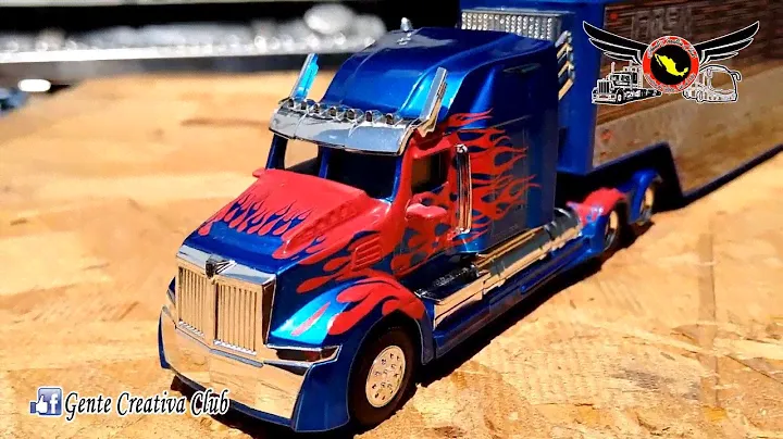 Optimus Prime Western Star de Transformers con su Termo Esc. 1:65