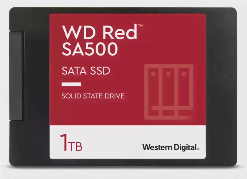Твердотельный накопитель Western Digital SSD RED 1Tb SATA-III 2,5”/7мм WDS100T1R0A