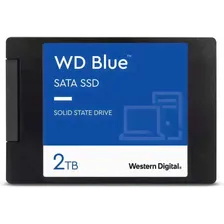 SSD накопитель WESTERN DIGITAL BLUE 2ТБ, 2.5", SATA III WDS200T2B0A