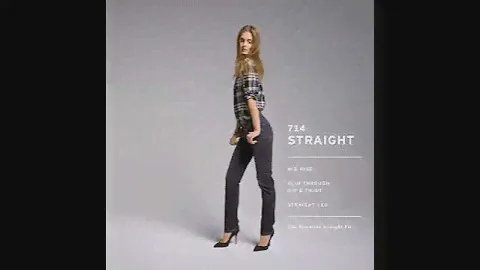 LEVI'S JEANS 714 STRAIGHT