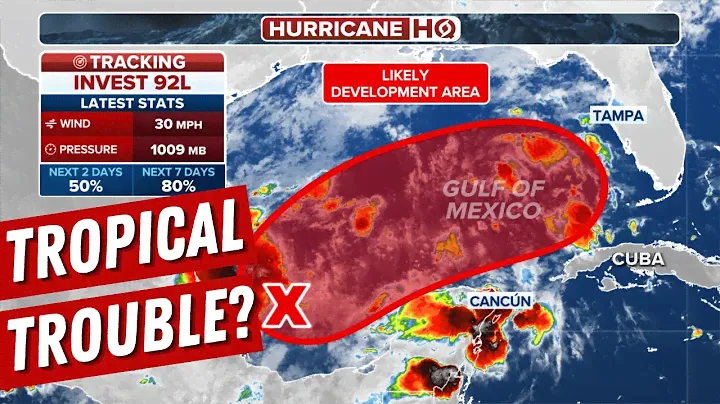Tropical Development Likely In Gulf Of Mexico Leading To Downpours In Florida