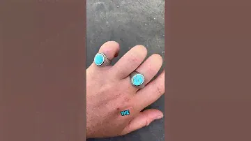 Blue Turquoise Mens 925 silver Ring - Beautiful Native American Gemstone Bought By Harlembling