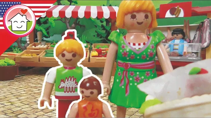 Playmobil video At the Farmers’ Market - Hauser Family kids cartoons