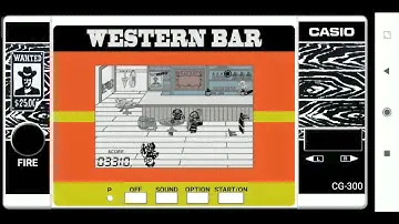 Casio western bar (Game & Watch)
