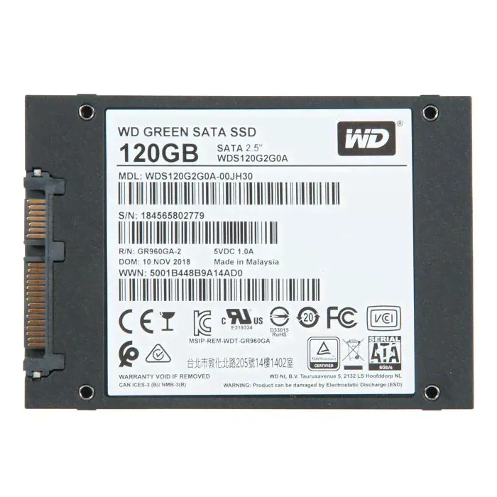 WDS120G2G0A Твердотельный накопитель SSD 120Gb, SATA III, 2.5", Western Digital-2