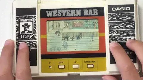 Showing the Casio Western Bar game
