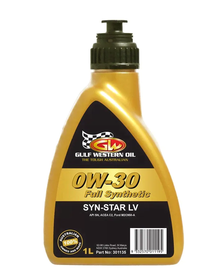 GULF WESTERN OIL Моторное масло SYN-STAR LV 0W-30 1л-0