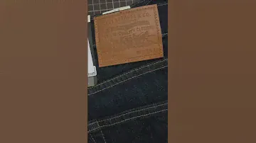 The best thing about Levi’s jeans is this leather patch in the back