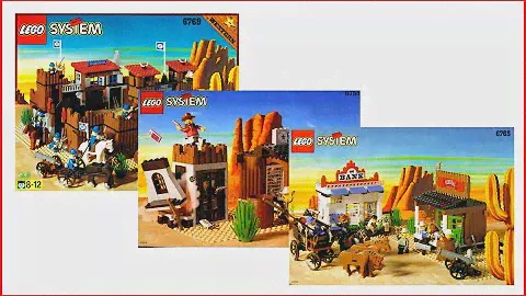 COMPILATION Top 3 Lego Western Speed Build - Brick Builder