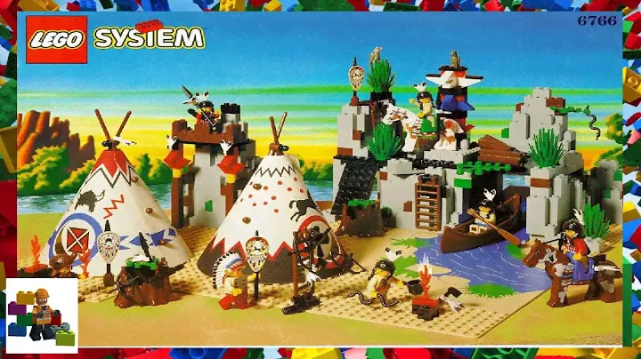 LEGO instructions - Wild West - 6766 - Rapid River Village