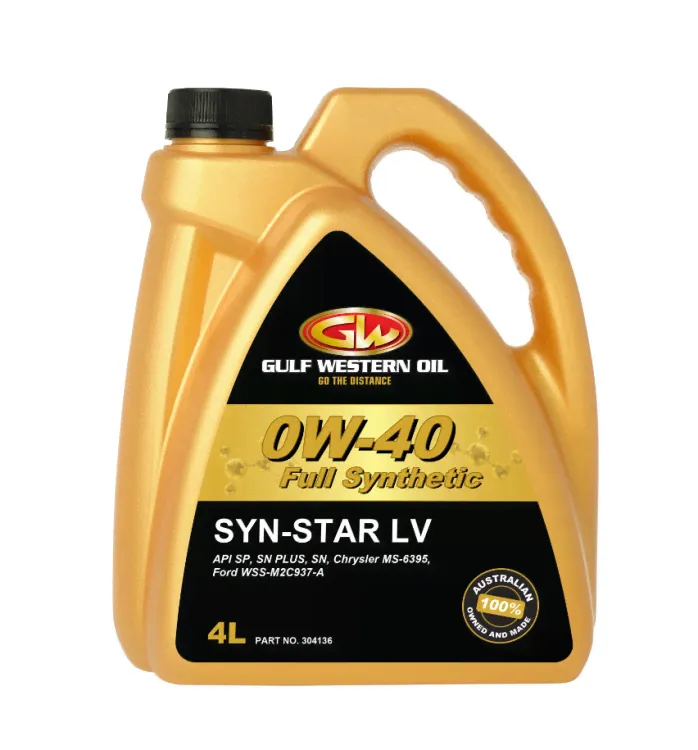 Моторное масло Gulf Western Oil SYN-STAR LV 0W40 4 литр-0