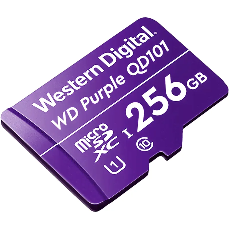 Карта памяти Western Digital Purple SC QD101 microSDXC 256GB, WDD256G1P0C-0