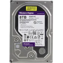 Жесткий диск Western Digital Purple WD82PURZ 8ТБ 3,5"7200RPM 256MB (SATA-III) DV&NVR,AI (artificial intelligence)