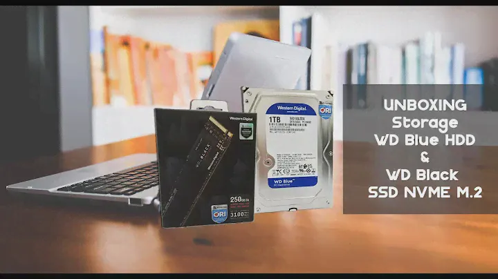 #UNBOXING - Media Penyimpanan HDD 1Tb + SSD 250Gb dari Western Blue [WD]