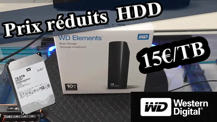 Disques durs moins chers compatibles NAS Démonter Western Digital Elements WD100EMAZ et WD101EMAZ