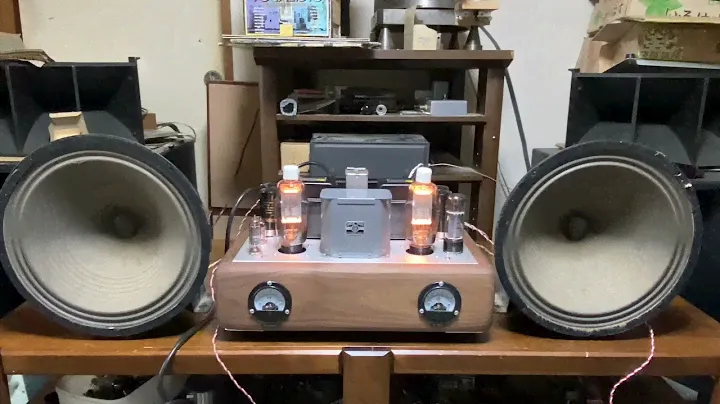 30s year Jensen A12 field coil with special power supply, using 811 tube to regulate current