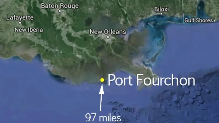 Close To 90,000 Gallons Of Crude Oil Spilled Into The Gulf Of Mexico