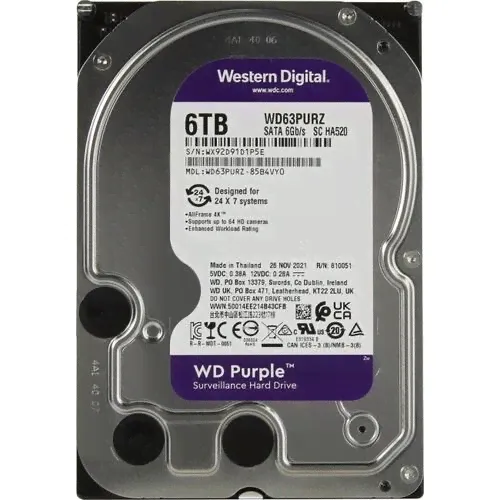   6Tb Western Digital WD63PURZ-0