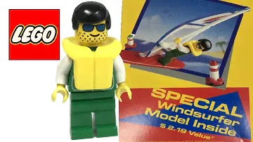 Rare LEGO Town Windsurfer review! 1993 set 1958!