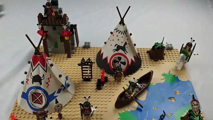 S16 complete Set69 6766 Lego Rapid River Village