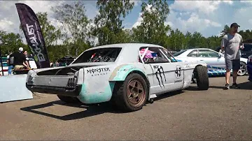 Мустанг канала Форсаж. Дрифт с Камазом. Lexus V8 чуть не сгорел | Drift Expo 2024