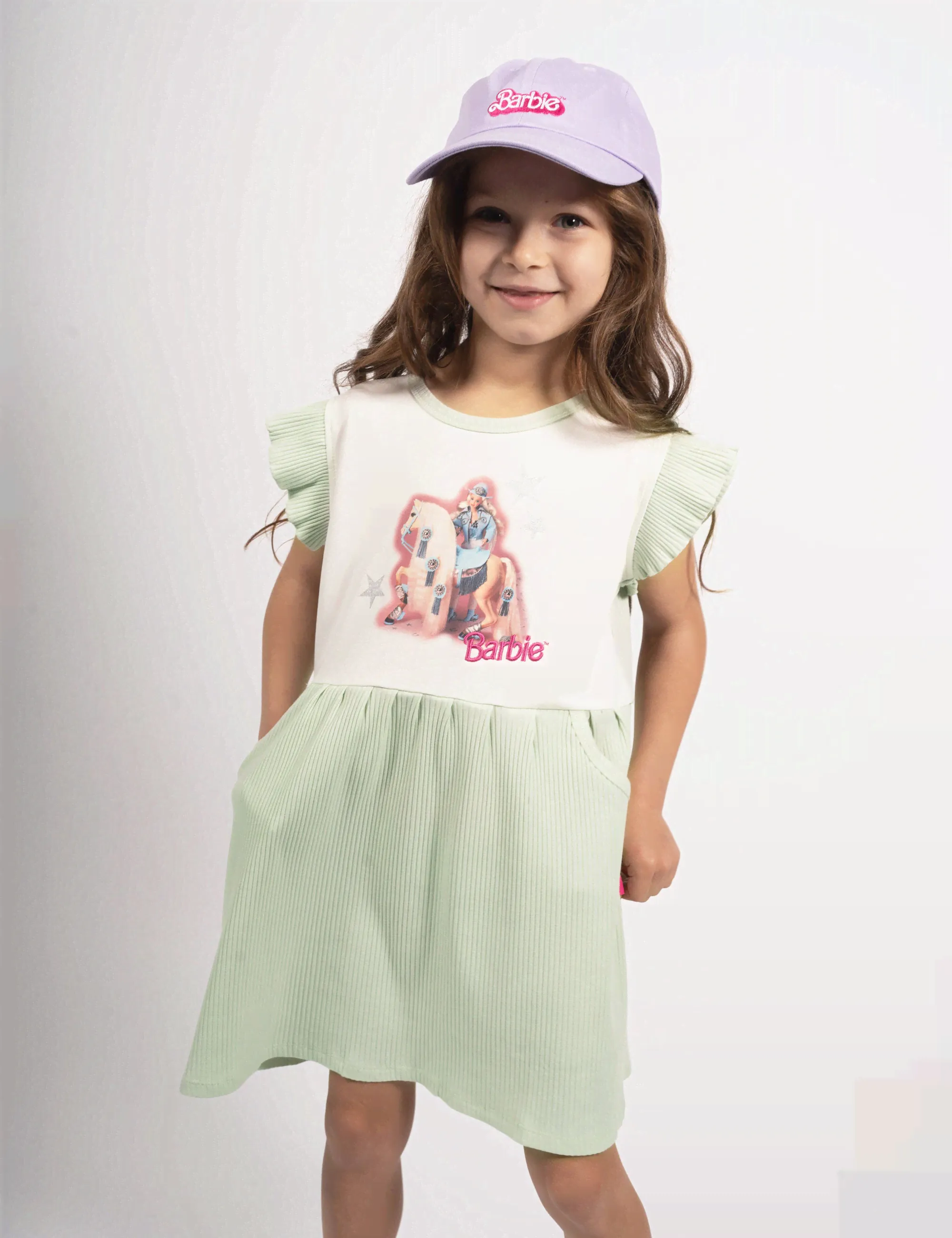 Western Stamped Barbie™ Dress Mint-0
