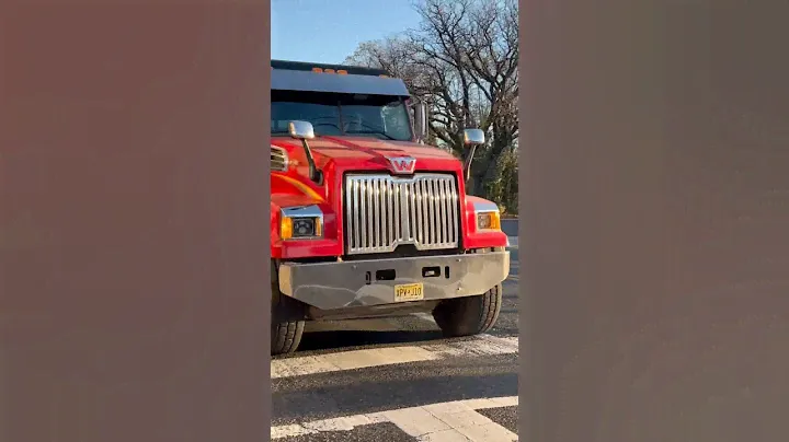 Western star with nice Hadley Horns at Dunellen,NJ