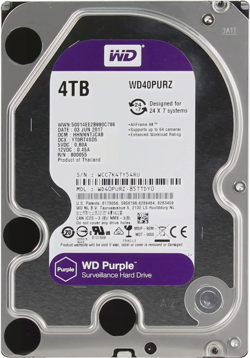 Western Digital WD40PURZ-2