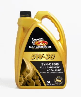 Моторное масло Gulf Western Oil SYN-X 7000 5W30 5 литров-0